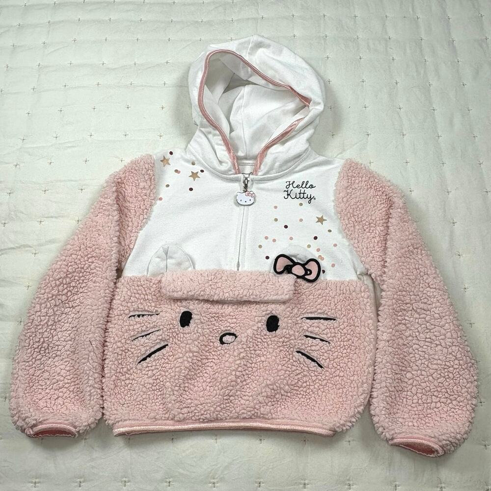 Hello Kitty Sherpa Hoodie Girls 5